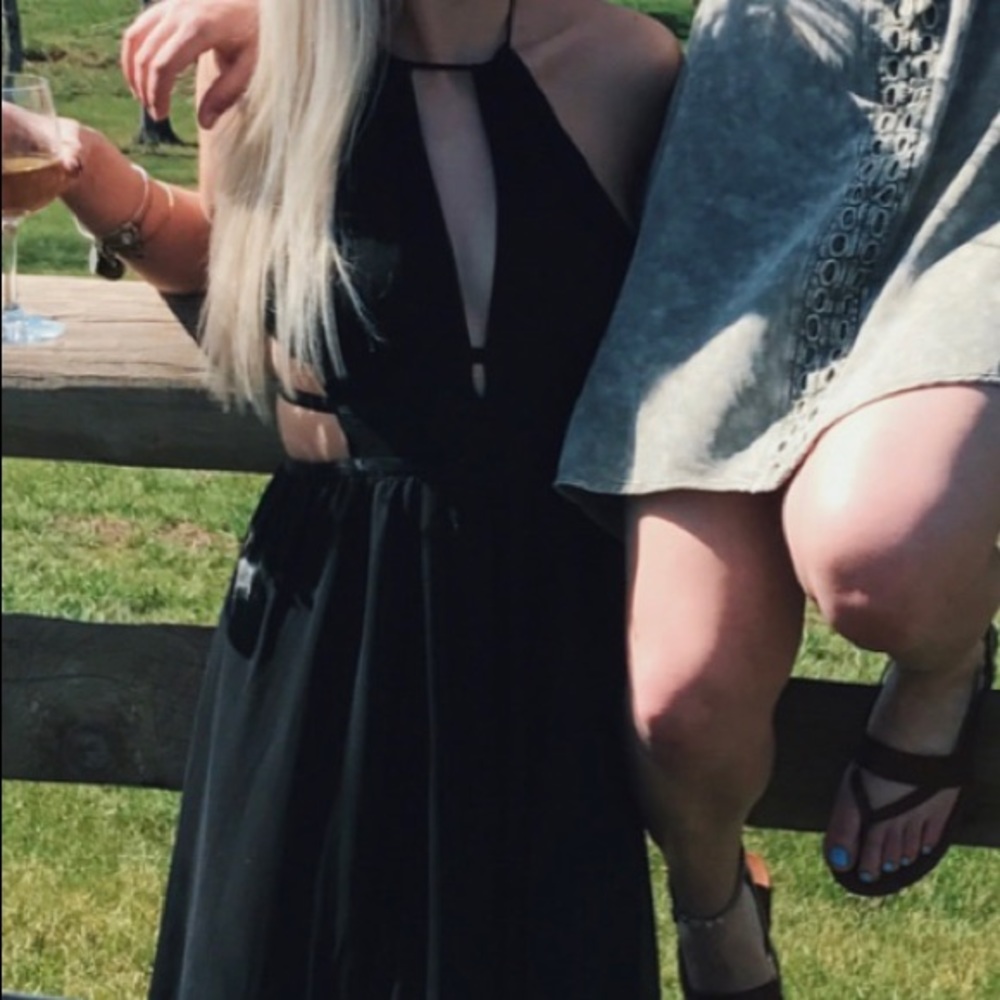 Maxi cut out dress